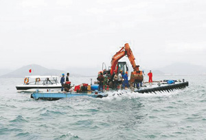 三亞南方供電局西島10KV海底電力電纜敷設工程（